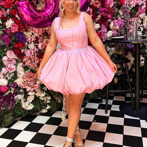 AJE Size 12 Suzette Bubble Dress Pink💕 - Picture 2 of 10